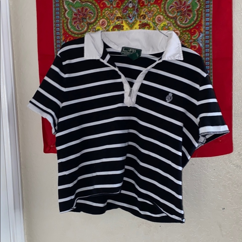 Ralph Lauren zipper collared shirt